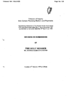 Decision on Submissions re Gogarty – 12th January 1999 (2:00pm)